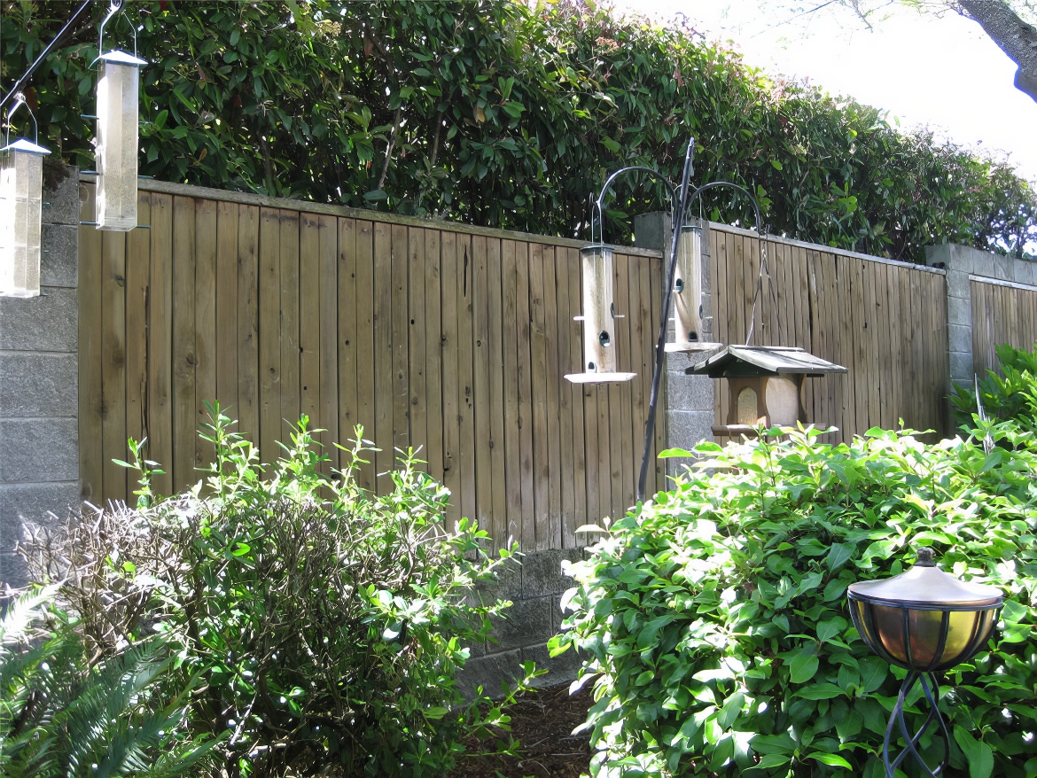 Block Posts and Fence Combo