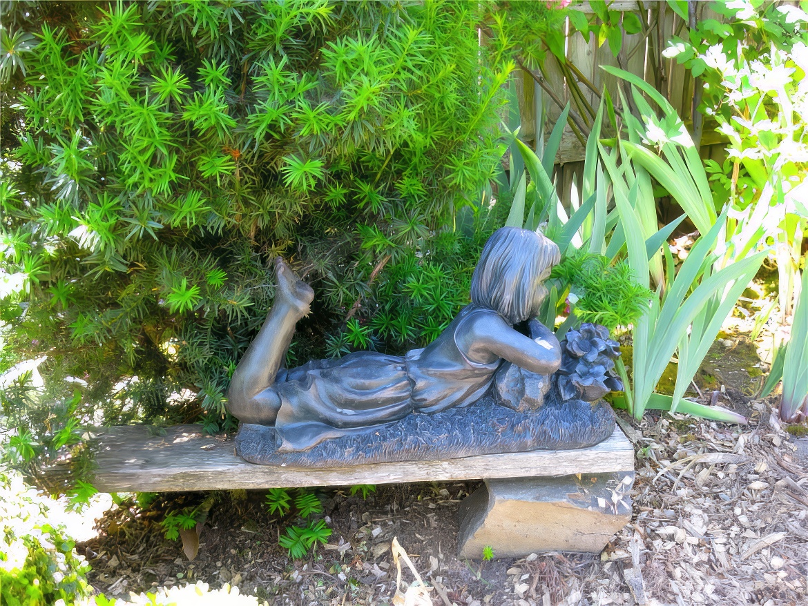 Resting in the Garden