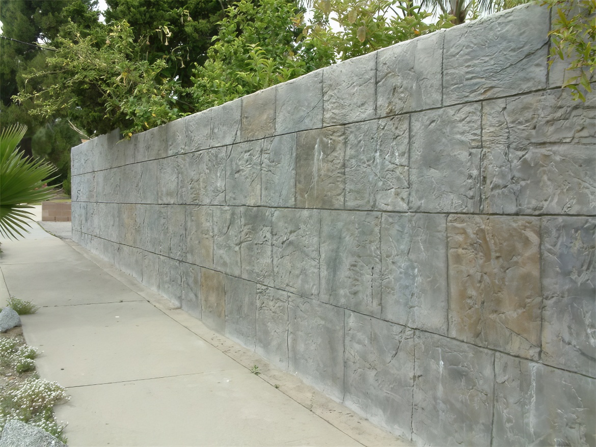 Faux Block Wall