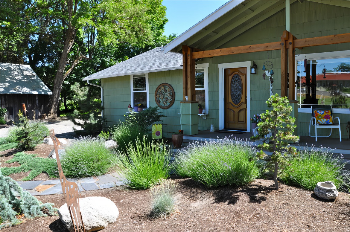 Front Door and Garden