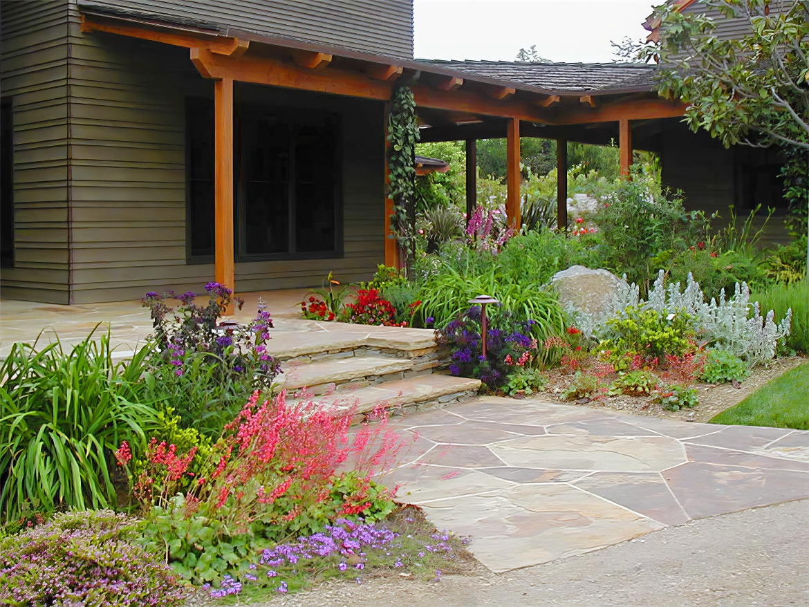 Front Entry and Flagstone