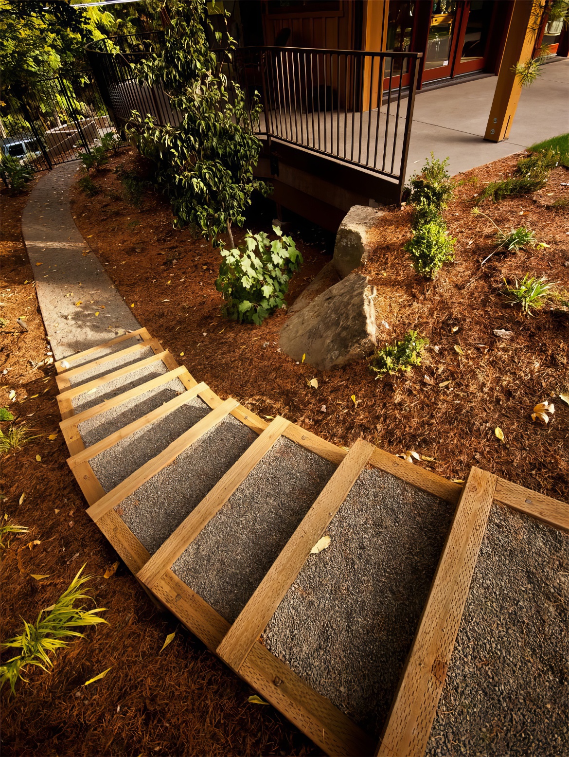 Steps on Side of House